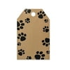 Paw Print Gift Wrap / Gift Bag  Tags -25pack