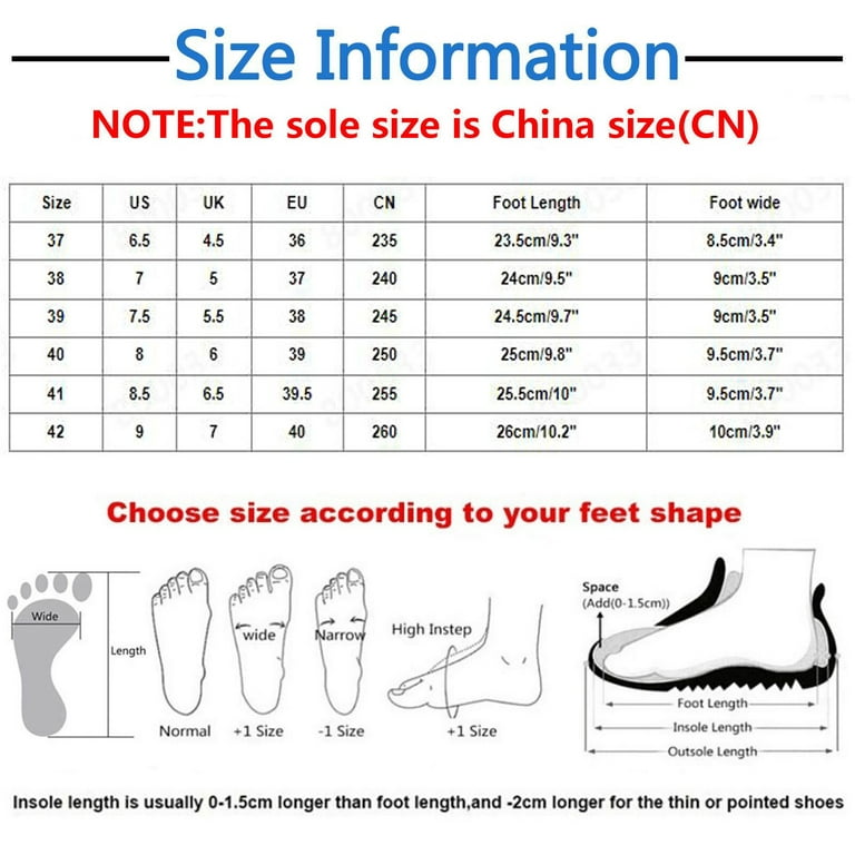 narrow width shoes for women measurement