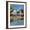 Brown Frame, variant on Art.com Beach Resort I Art Print by Jane Slivka, 12" x 16"