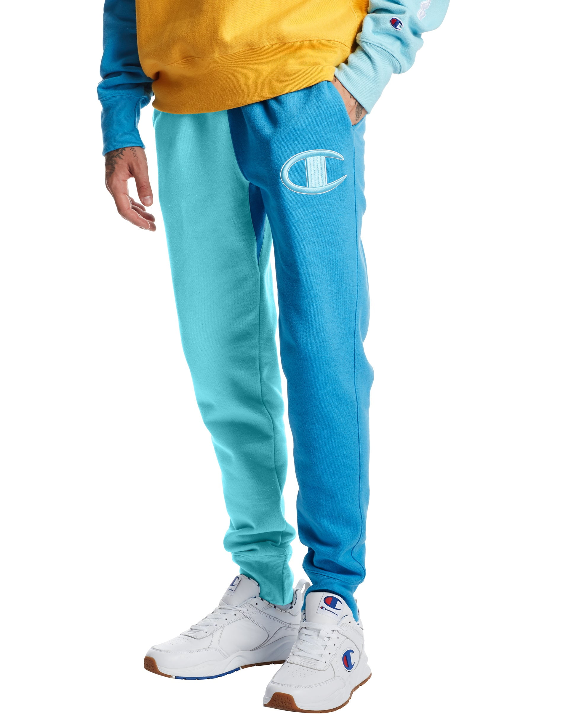 champion reverse weave colorblock joggers Hi Tech Services