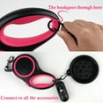 thumbnail image 3 of 4 Pack Retractable Dog Leash,26ft Dog Leash for Small Medium Large Dogs Up to 110lbs,360° Tangle-Free Reflective Nylon Tape,Adjustable length,with Anti-Slip Handle,One-Handed Brake,Pause,Lock, 3 of 12