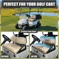 thumbnail image 5 of Binienty Ocean Sea Turtle Golf Cart Seat Covers Set 2 Piece Soft Comfortable Golf Cart Seat Cushion Cover with Elastic Edge Universal Golfcart Accessories for EZGO TXT RXV/Club Car, 5 of 8