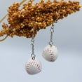 thumbnail image 6 of Mall of Style - Baseball Jewelry for Women - Baseball Earrings - Baseball Players Stuff (Ball), 6 of 10
