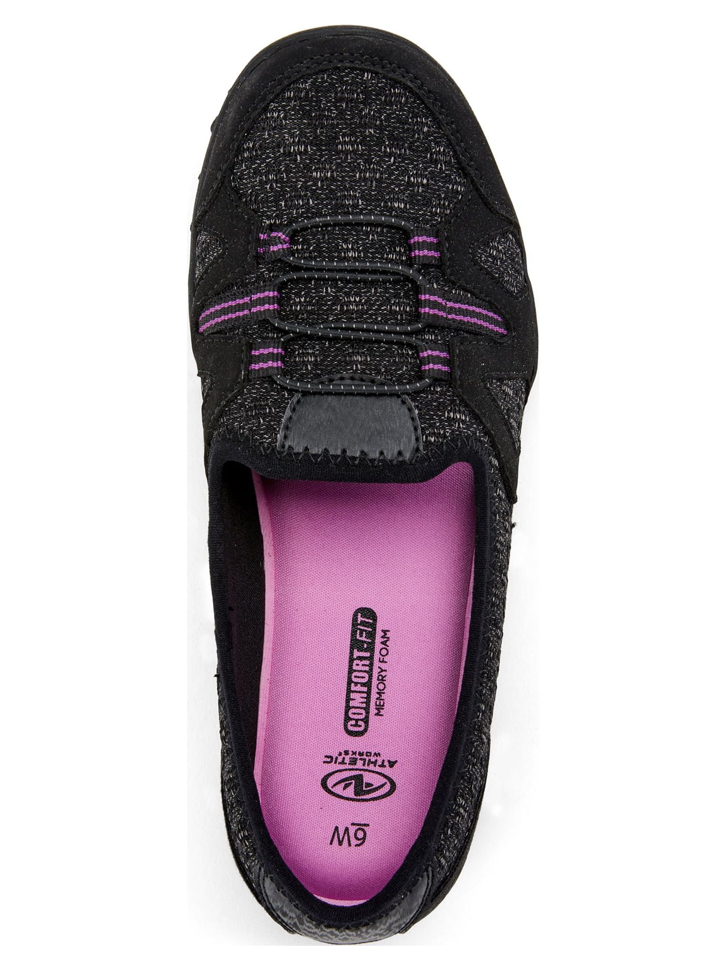 Athletic Works Women's Low Bungee Sneaker (Wide Width Available)