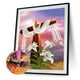 thumbnail image 2 of Cuadros Decorativos Kit de pintura de diamante 5D Lily Cross Full Square Drill Rhinestone DIY Wall Art Set Likrtyny embutido en tela, 2 of 9