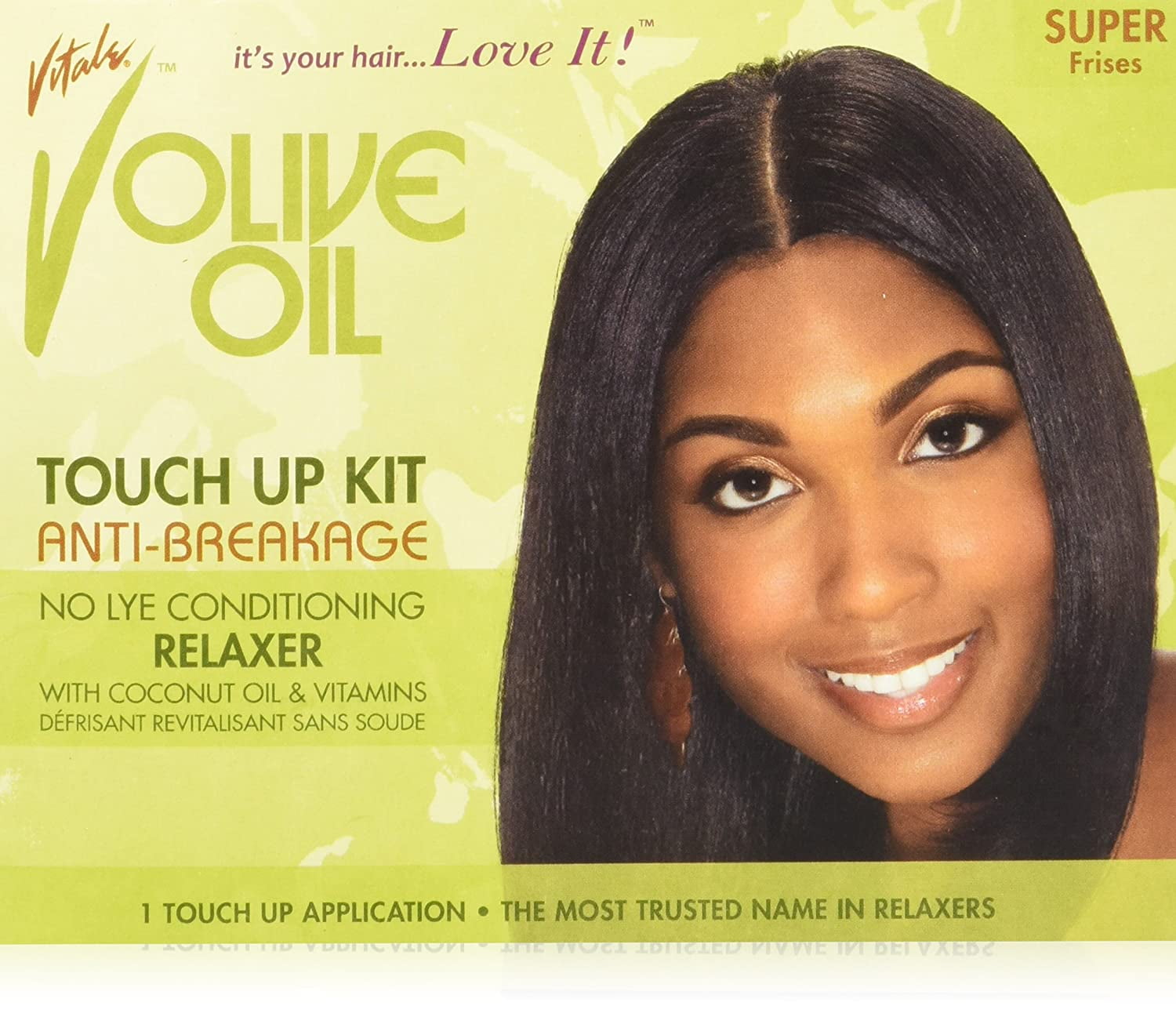 Vitale Olive Oil No-Lye Conditioning Relaxer Kit, Anti-Breakage