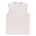 thumbnail image 2 of Men's Casual Retro Washed Muscle Tee Men's Round Neck Cotton Sleeveless Tank Top Men's Loose Fit Gym Vest, 2 of 4