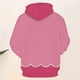 thumbnail image 5 of Disfraz Premium Sudadera con capucha impresa en 3D Mujer Casual Divertido Anime Disfraz de cosplay de moda Ygjytge Rosa T L para Mujer, 5 of 5
