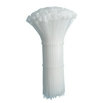 200 PCS 9.84 inch Cable Zip Ties, Small Tie Wraps Self-Locking Nylon Zip Ties for Indoor and Outdoor Use (White)