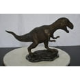 thumbnail image 6 of Nifao Tyrannosaurus Rex Dinosaur Bronze Statue – Home Decor Sculpture, 31"L x 12"W x 15"H, 6 of 11