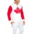 thumbnail image 4 of Skylinewears Mens Sleepwear Adult Playsuit one Piece Non Footed Pajamas Canadian Flag Jumpsuit, 4 of 7