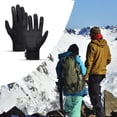 thumbnail image 4 of Guantes de invierno táctil con tipo reflectante Guantes térmicos Revestimientos para mujeres al aire Sunnimix Guantes de ciclismo cálidos, 4 of 7