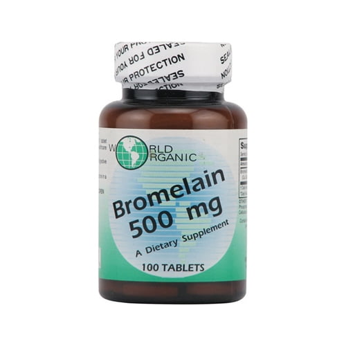 Bromelain Dietary Supplement 500 Mg Tablets 100 Ea