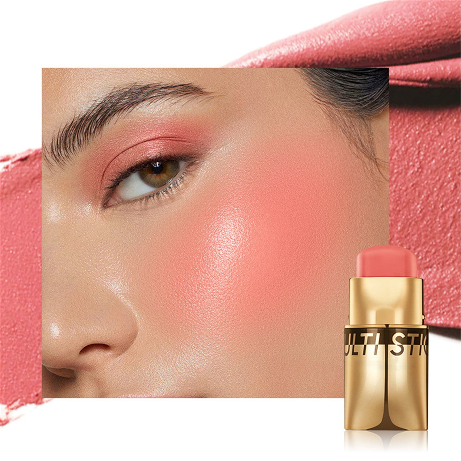 Beauty Blush Stick Pearlescent Eyeshadow Stick Rouge Lip And Cheek