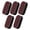 Black & Red Brown, variant on Moonsky 2-Pack Diamond Abrasive Sponge – 4.65" x 2.83" Heavy Duty Scrubber for Burnt-On Grease, Rust, & Stains – Multi-Purpose Kitchen Scouring Pad for Pots, Pans & Cookware (Black & Red Brown)