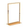 thumbnail image 4 of HILABEE Poster Board Stand Display Advertising Card Holder Desktop Sign Stand Holder A4 Gold, 4 of 9