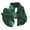Dark green, variant on Baby Girl Hair Band Solid Color Bow Headband Elegant Velvet Newborn Gift Wide Belt Headwraps