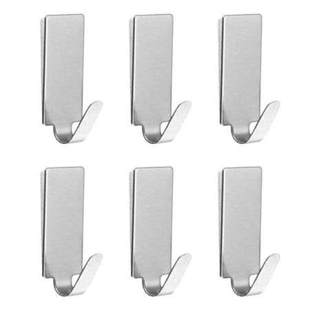 

Self-Adhesive Household Stainless Steel Wall Hook Hook Hanger Key Hanger Rack