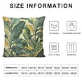 thumbnail image 5 of GOSMITH  Tropical Palm Leaves Throw Pillow Case Banana Jungle Leaf Seamless Floral Pattern Pillow Cushion Cover Home Sofa Decorative, 5 of 5