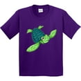thumbnail image 3 of Inktastic Sea Turtle with Swirls Youth T-Shirt, 3 of 5
