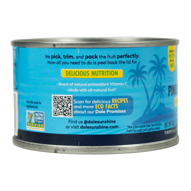最も  Juice, 100% in Chunks Pineapple Dole 8 for Perfect Can, oz パンツ