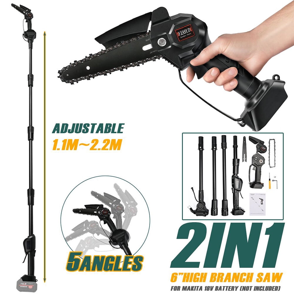 ALLTIMES 6 in Electric Pole Saw Chainsaw Pruner Telescoping Tree Branch