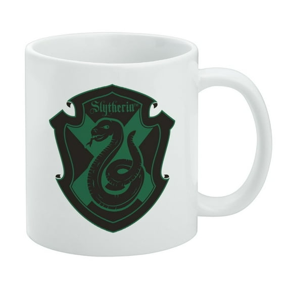 Harry Potter Slytherin Plaid Sigil White Mug