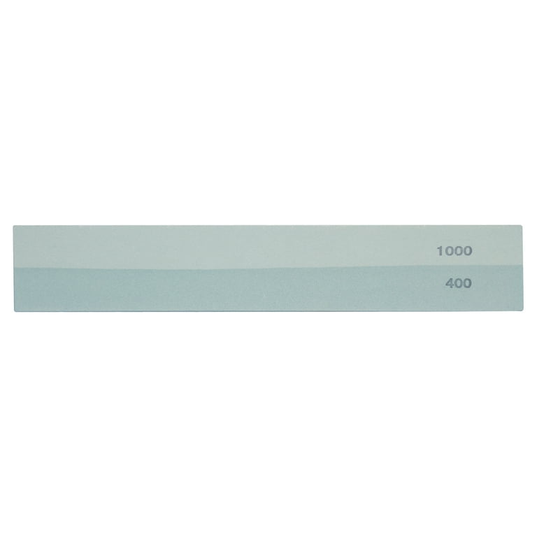 Fleming Supply Fleming Supply Sharpening Stone For Knives- Water Stone  Kitchen Tool with Dual Sided 400/1000 Grit To Polish or Sharpen in the  Sharpeners department at