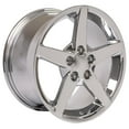 thumbnail image 3 of OE Wheels CV06B 19 Inch Rim Fits Corvette C6 Style 5x120.65 19x10 Chrome - Hollander 5210 (1), 3 of 5
