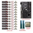 thumbnail image 4 of Matsuzay Placa base de computadora de velocidad rápida DDR4 LGA1151 placa de minería 4 pines 24 pines puerto de alimentación piezas de actualización Kits de mantenimiento de impresoras No.03, 4 of 8