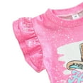 thumbnail image 5 of SILVERCELL Toddler Western Baby Girl Clothes Bell Bottom Outfit Cow Print Short Sleeve T-Shirt Top Flare Pants Set Cowgirl Outfits, 5 of 10