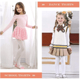 thumbnail image 4 of 2 Pairs Thick Soft Footed Ballet Tights for Girls Convertible Dance Tights Opaque Transition Dance Sockings 5-8 Years, 4 of 5