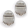 thumbnail image 1 of Symmetry Finger Thumb Piano, 8 Key Exquisite Finger Thumb Piano, Finger Thumb Piano, Mini Thumb Piano, Kalimba 8 Key Exquisite for People of All Ages and Music Lovers 2PCS,Multicolor,E, 1 of 7