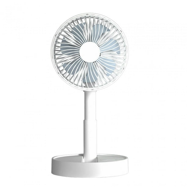 Ventilador plegable con altura ajustable Ventilador silencioso recargable Ventilador de escritorio plegable para bateria de 3600mah
