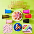 thumbnail image 2 of Plastic Disposable Party Cups, Hot Pink, 16 fl oz, 18 Pieces, by Way To Celebrate, 2 of 5