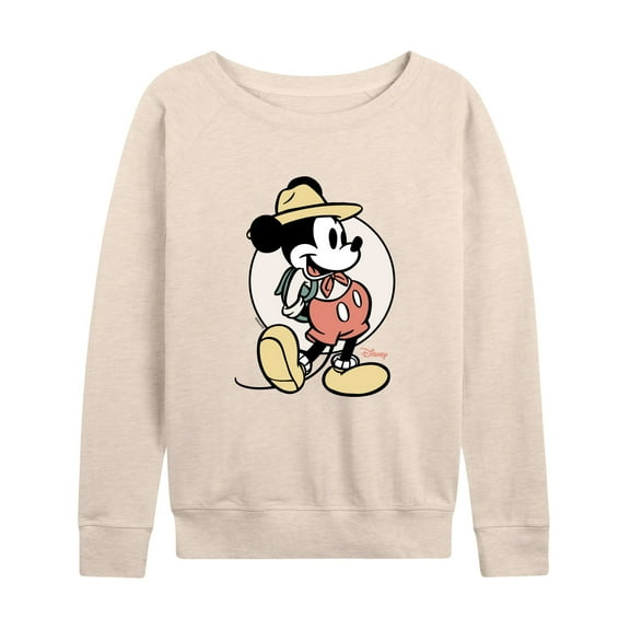 Disney - Mickey Mouse - Explorer Mickey - Women's Lightweight French Terry Long Sleeve Shirt