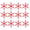 Red, variant on 7Pcs Backlit LED Wooden Christmas Tree Wall Ornament Flat 2D Cutout Design Warm White Lighting Rustic Holiday Wall Decor for Indoor Spaces