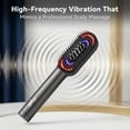 thumbnail image 5 of DayIn Electric Scalp Massager & Hair Oil Applicator, Red Light Comb, Cordless, Gray, 5 of 10