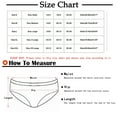 thumbnail image 3 of HUPOM White Underwear Women Womens Underwear Briefs Sleepwear Tie Comfort Waist Red M, 3 of 5