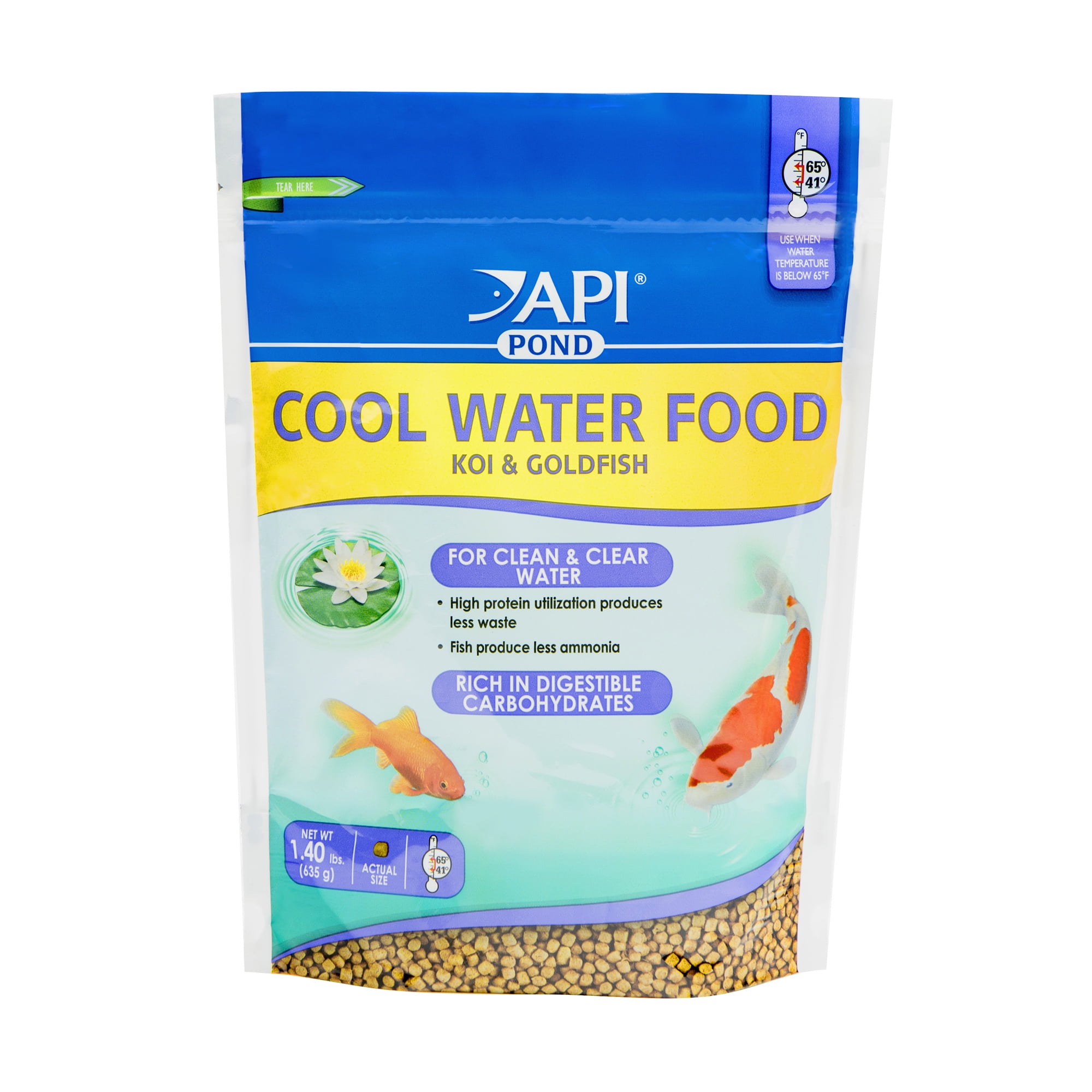 API Pond Cool Water Food, Pond Fish Food, 1.40 lb