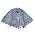 thumbnail image 2 of Funda impermeable para jaula de perro (63,5 x 50,8 x 48 cm), protección solar para exteriores (gris), 2 of 14