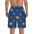 thumbnail image 3 of Yiaed Dogs Riding Skateboard Print Men's Swim Trunks with Lining Quick Dry Sports Shorts Beach Shorts Boardshorts-Small, 3 of 5