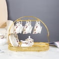 thumbnail image 4 of Kitchen Organizers and Storage On Clearance 15-head Coffee Cup Holder, Cup And Dish Rack, 2-layer European Metal Coffee Cup Holder, Cup And Dish Storage Rack, 4 of 8