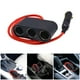 thumbnail image 1 of Adaptador divisor para coche con enchufe metálico de alta resistencia/almohadillas calefactoras/dispositivos Amplificador de potencia para vehículos de 12 V/24 V, 1 of 7
