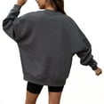 thumbnail image 2 of Women's Gameday Couture  Charcoal Sporting Kansas City Seal The Deal Pullover Sweatshirt, 2 of 3