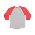 thumbnail image 4 of Aquaguard 100% Cotton Men's Vintage Baseball T-Shirt crew neck tee (3 Pack) - XL - VN Heather/VN RED, 4 of 7