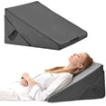 thumbnail image 1 of Wedge Pillow Headboard Orthopedic Bed Wedge Pillows Set for After Surgery Adjustable Pillow Wedge for Acid Reflux&Back Pain Relief Sleeping Back Pillow for Bed Sitting Up Wh, 1 of 9