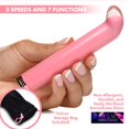 thumbnail image 4 of Prisms Vibra en Verre 10x Mini Vibromasseur Point G, Rose, 4 of 5