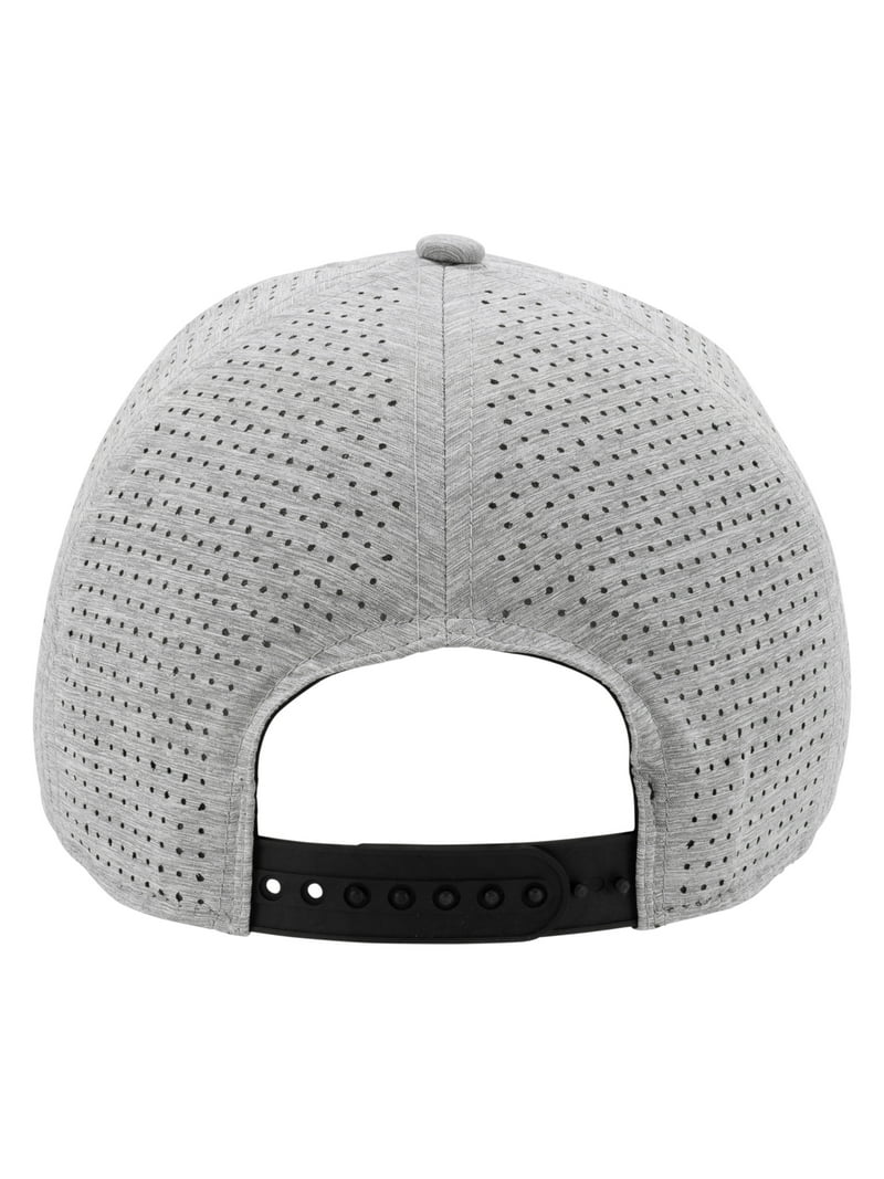 Athletic Works Men's Sasquatch Golf Hat Gray, Breathable 6-Panel