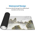 thumbnail image 5 of Japanese Ink Painting Mountain Landscape Gaming Mouse Pad XL Extended Large Mousepad with Nonslip Rubber Base Stitched Edges Laptop Computer Keyboard Desk Mat for Office Home Gamer, 5 of 5